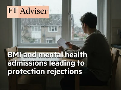 BMI and mental health admissions leading to protection rejections