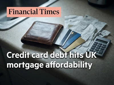 Credit card debt hits UK mortgage affordability