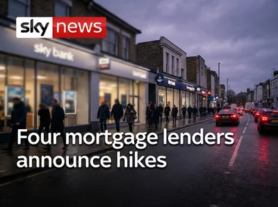 Four mortgage lenders announce hikes