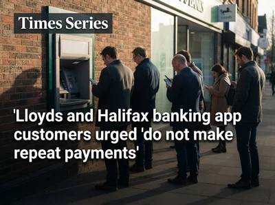 Lloyds and Halifax banking app customers urged 'do not make repeat payments'