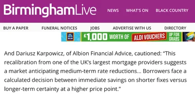 Warning issued to anyone with a mortgage over change which kicked in last Wednesday