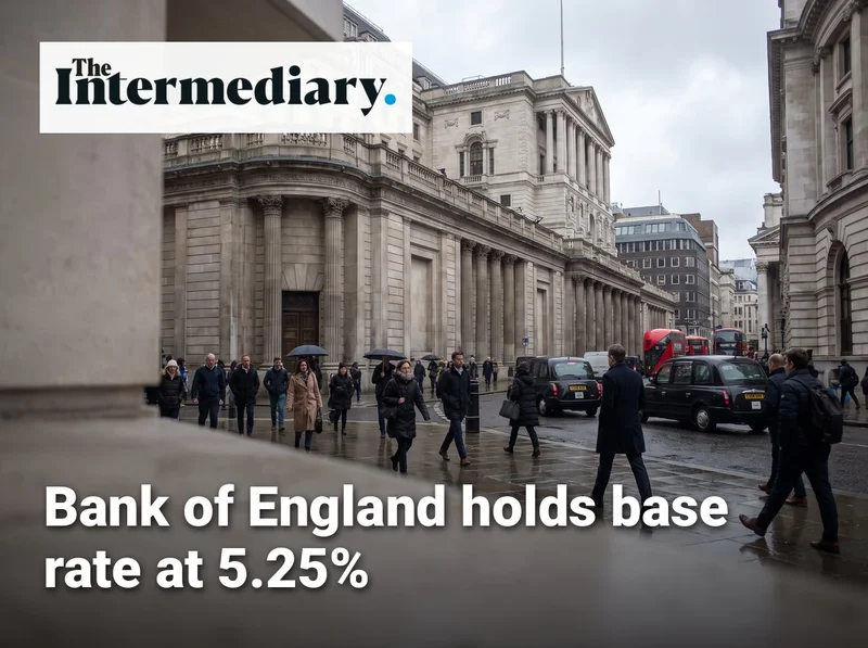 Bank of England holds base rate at 5.25%