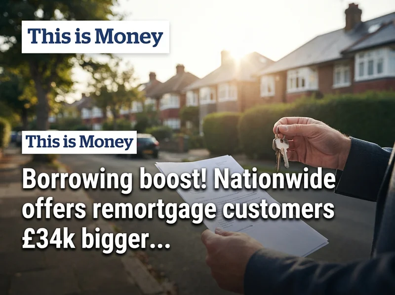 Borrowing boost! Nationwide offers remortgage customers £34k bigger...