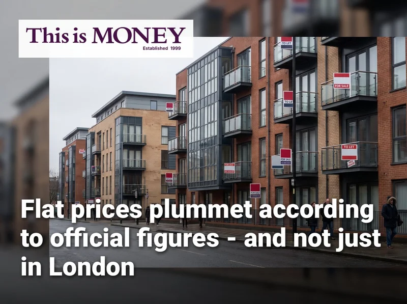 Flat prices plummet according to official figures - and not just in London