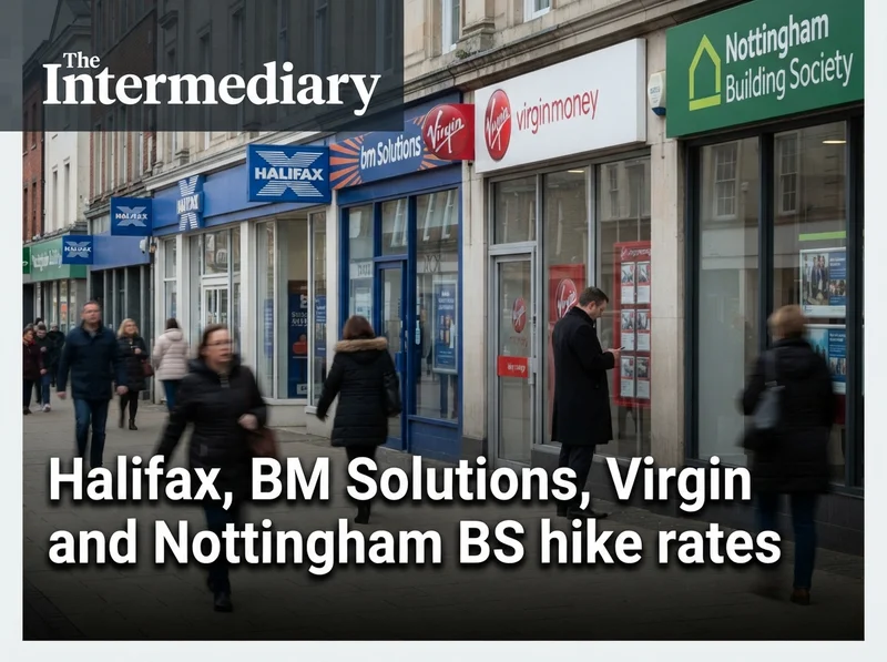 Halifax, BM Solutions, Virgin and Nottingham BS hike rates