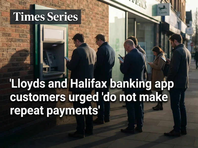 Lloyds and Halifax banking app customers urged 'do not make repeat payments'