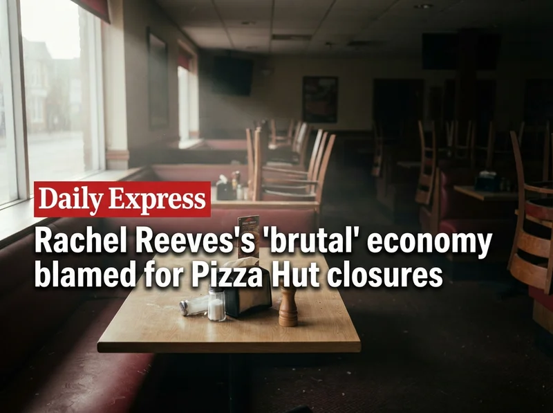 Rachel Reeves's 'brutal' economy blamed for Pizza Hut closures