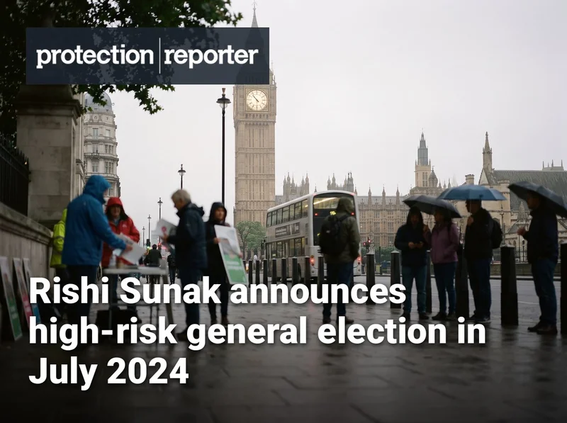 Rishi Sunak announces high-risk general election in July 2024